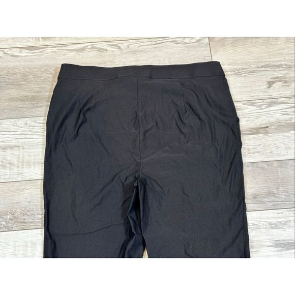 Rafaella stretch Capri black pants slacks size 14 - Picture 6 of 13